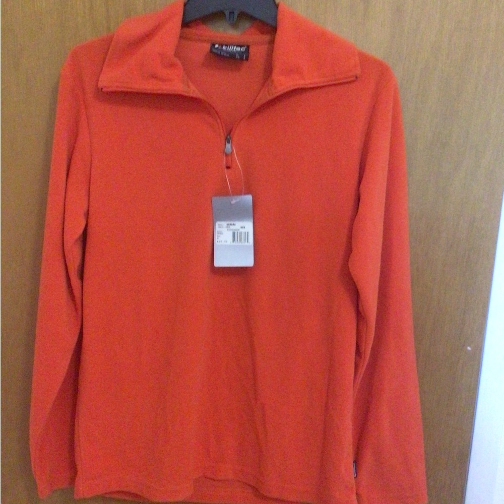 Killtec Orange Quarter-Zip Polo Shirt